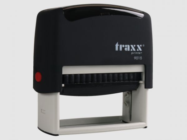 Carimbo Autoentintado Traxx 9015 - Tam.32x70mm Personalizado