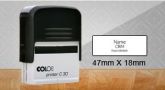 Carimbo Autoentintado Colop 30 - Tam. 18x47mm Personalizado